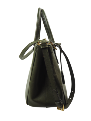 Prada Green Saffiano Leather Galleria Bag