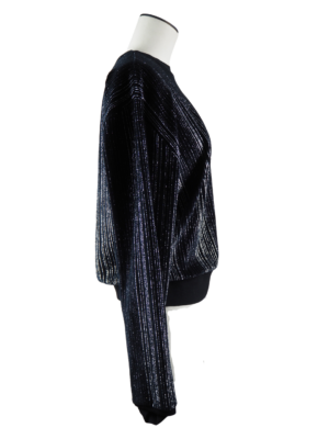 Yves Saint Laurent Black Cotton Sweater Size Medium