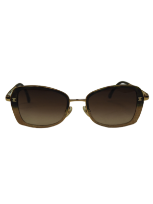 Chanel Gold Metal Sunglasses