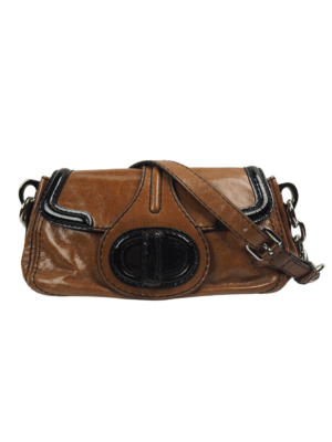 Prada Brown Leather Shoulder Bag