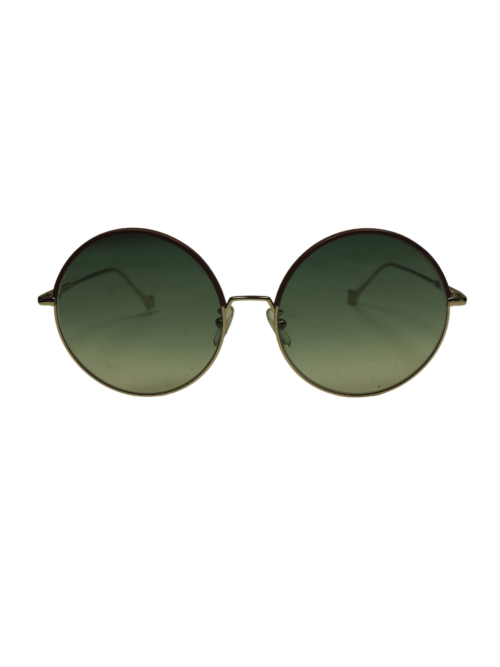 Loewe Gold Metal Round Sunglasses