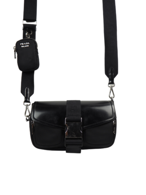 Prada Black Re-Nylon Crossbody Bag