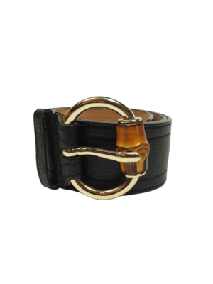 Gucci Black Leather Belt Size 80-32