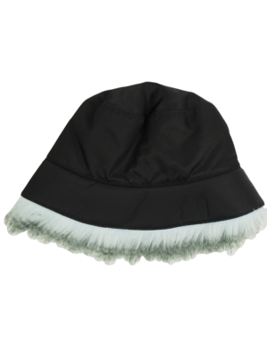 Prada Black Re-Nylon Bucket Hat Size Medium