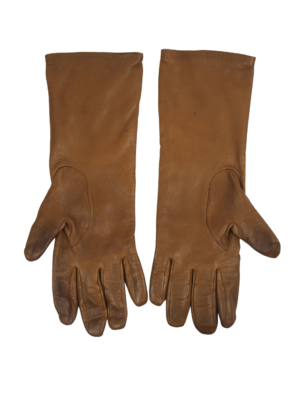 Natan Brown Leather Gloves