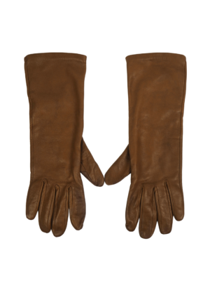 Natan Brown Leather Gloves