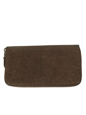 Balenciaga Taupe Leather Wallet