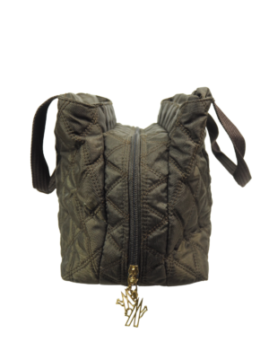 Moncler Brown Nylon Puffy Shopper Bag