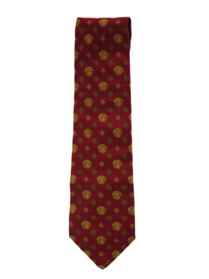 Versace Red Silk Tie