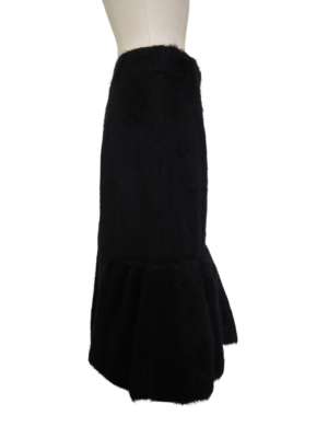 Prada Black Alpaca Skirt Size 42IT