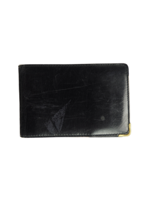 Delvaux Black Leather Cardholder