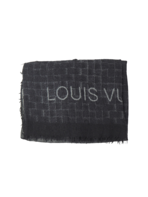 Louis Vuitton Black Cashmere Scarf