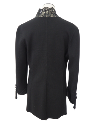 Ungaro Vintage Black Lace Vest Size L