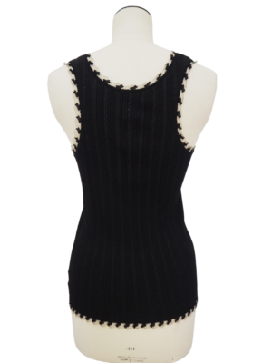 Chanel Black Top 06 Cruise Collection Size FR 38