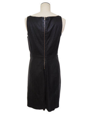 Jitrois Black Lambskin Leather Dress Size FR44