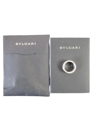 Bvlgari 18 carat White Gold Ring size 64