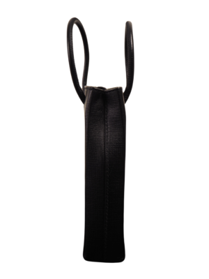 Balenciaga Black Leather Mini Shopping Bag