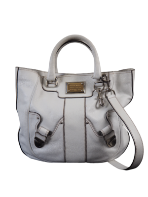 Dolce & Gabbana White Leather Miss Tookie Shoulder Bag
