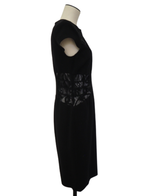 Emilio Pucci Black Wool Dress Size 40EU