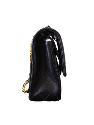 Chanel Black Leather Timeless Classic Flap Bag Medium