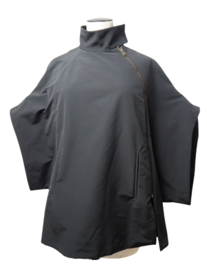 Yves Saint Laurent Black Polyester Coat Size FR 38
