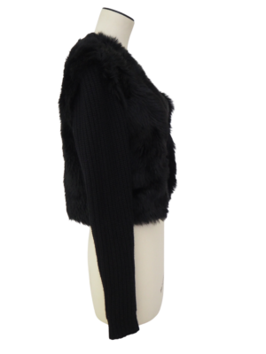 Ralph Lauren Black Wool Cardigan Size EU 36