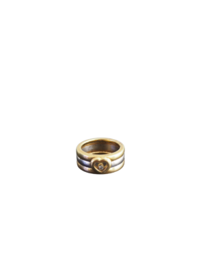 Chopard 18K Bi-color Happy Ring Size 23