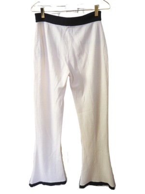 Balmain White Soft Pants Size FR 40