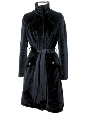 Missoni Black Velvet Coat Size IT 42