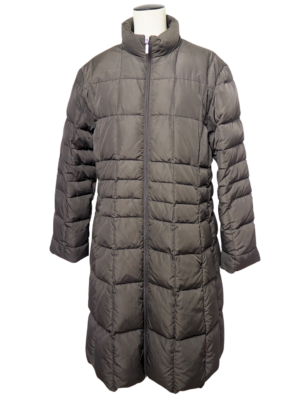 Moncler Brown Polyamide Puffer Coat Size 5