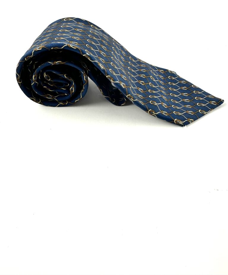 Hermès Blue Silk Tie