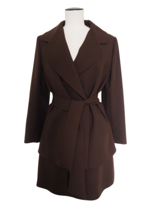 Dolce & Gabbana Brown Wool Skirt Suit Size IT 44