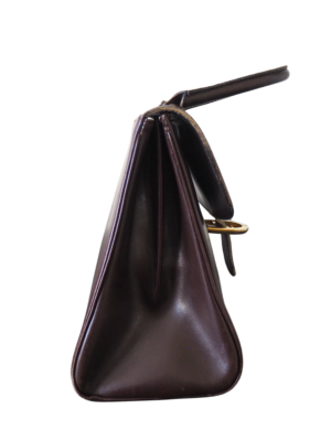 Delvaux Brown Leather Brillant MM Bag