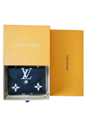 Louis Vuitton Black Monogram Leather Victorine Wallet