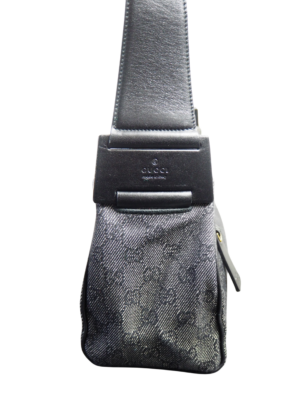 Gucci Grey GG Canvas Shoulder Bag