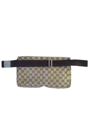 Gucci Beige GG Canvas Belt Bag