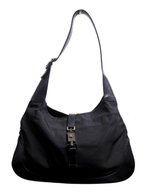 Gucci Black Nylon Jackie Shoulder Bag