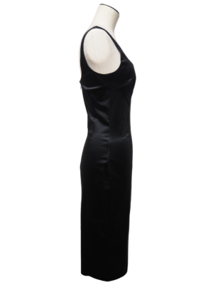 Dolce & Gabbana Black Acetate Dress Size IT 42