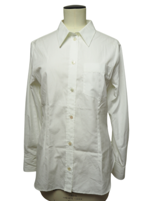 Hermès White Cotton Shirt Size FR 40