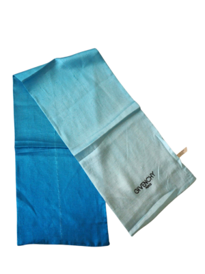 Givenchy Blue Gradient Silk Scarf