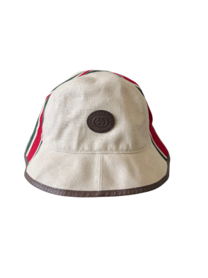 Gucci Cream Linen Bucket Hat