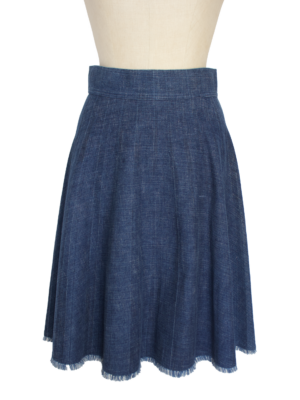 Fendi Blue Jeans Midi Skirt Size IT 46