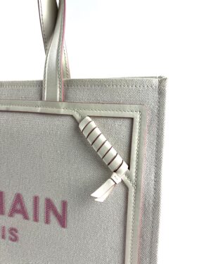Balmain B-Army Canvas Tote Bag