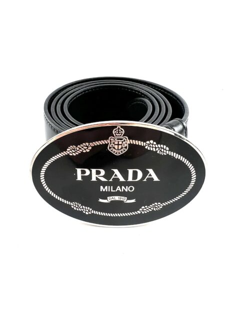 Prada buckle belt