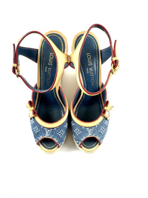 Louis Vuitton wedge sandals