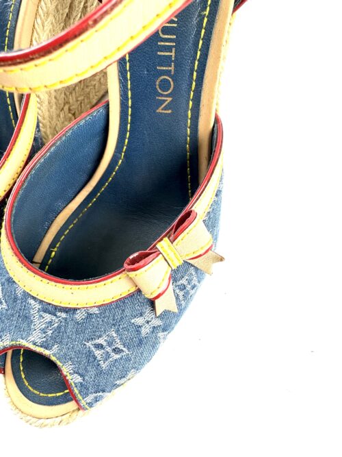 Louis Vuitton wedge sandals