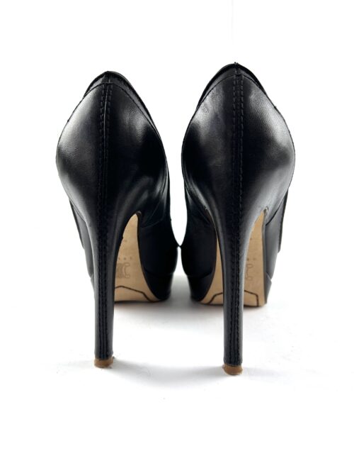 Céline black leather pumps