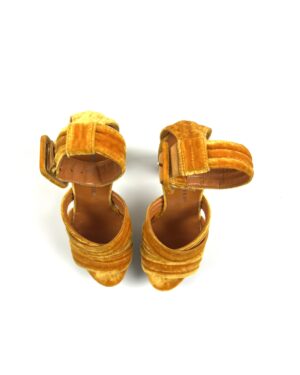 Sonia Rykiel velours platform sandals
