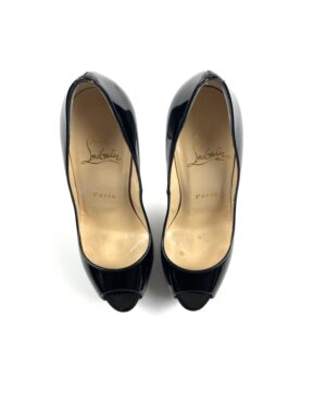 Louboutin platform peeptoe pumps