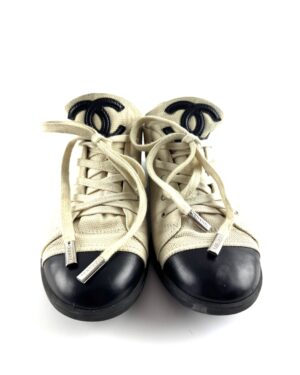 Chanel canvas sneakers